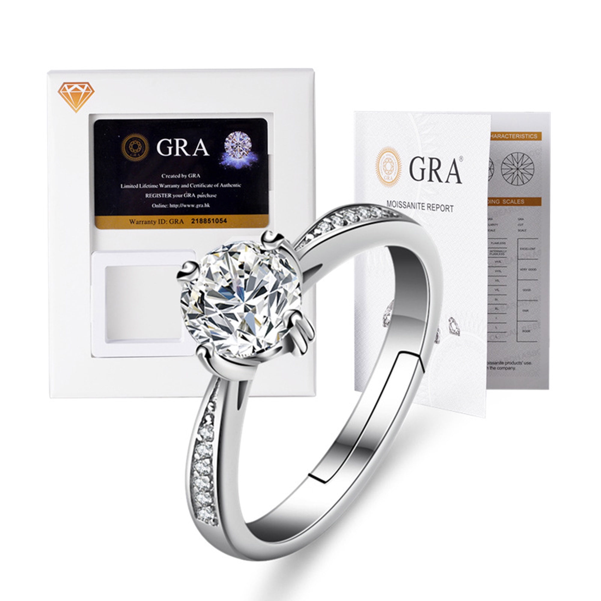 Gra moissanite ring discount