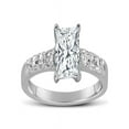 thumbnail image 1 of 1 Carat Princess cut Diamond Engagement Ring in 10K White Gold, 1 of 3