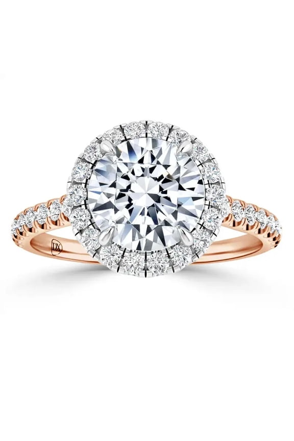 1 Carat Round Cut Lab Grown Diamond Solitaire Engagement Ring in 10K Gold | Valentine Day Gift | IGI Certified