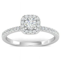 1 Carat Round cut Moissanite Diamond Engagement Ring