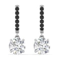 thumbnail image 1 of 1 Carat Solitaire Diamond Drop Earrings - Fascinating Diamonds, 1 of 41
