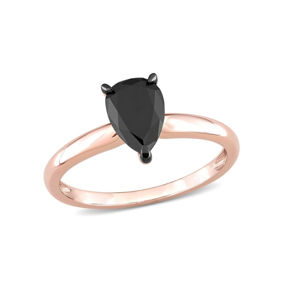 Everly Women's Diamond 14K Rose Gold Plated Engagement Ring