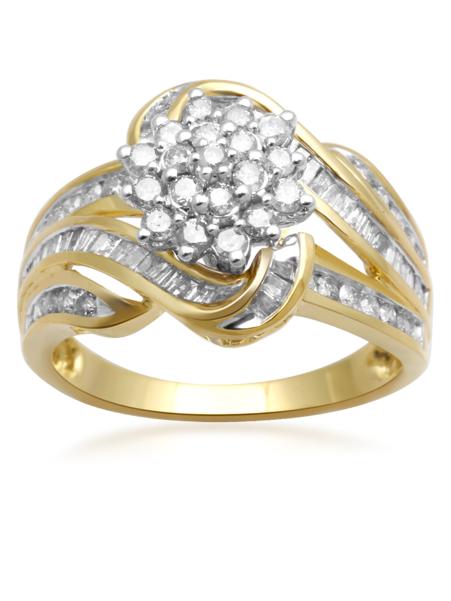 1 Carat T.W. Diamond 10kt Yellow Gold Fashion Ring