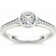 thumbnail image 1 of 1 Carat T.W. Diamond Bezel Solitaire 14kt White Gold Engagement Ring, 1 of 1