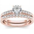thumbnail image 1 of 1 Carat T.W. Diamond Classic 10kt Rose Gold Engagement Ring Set, 1 of 3