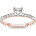 thumbnail image 1 of 1 Carat T.W. Diamond Classic 14kt Rose Gold Engagement Ring, 1 of 4