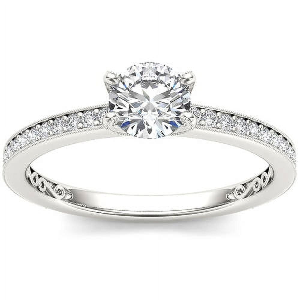 1 Carat T.W. Diamond Classic 14kt White Gold Engagement Ring