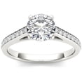 thumbnail image 1 of 1 Carat T.W. Diamond Classic 14kt White Gold Engagement Ring, 1 of 4