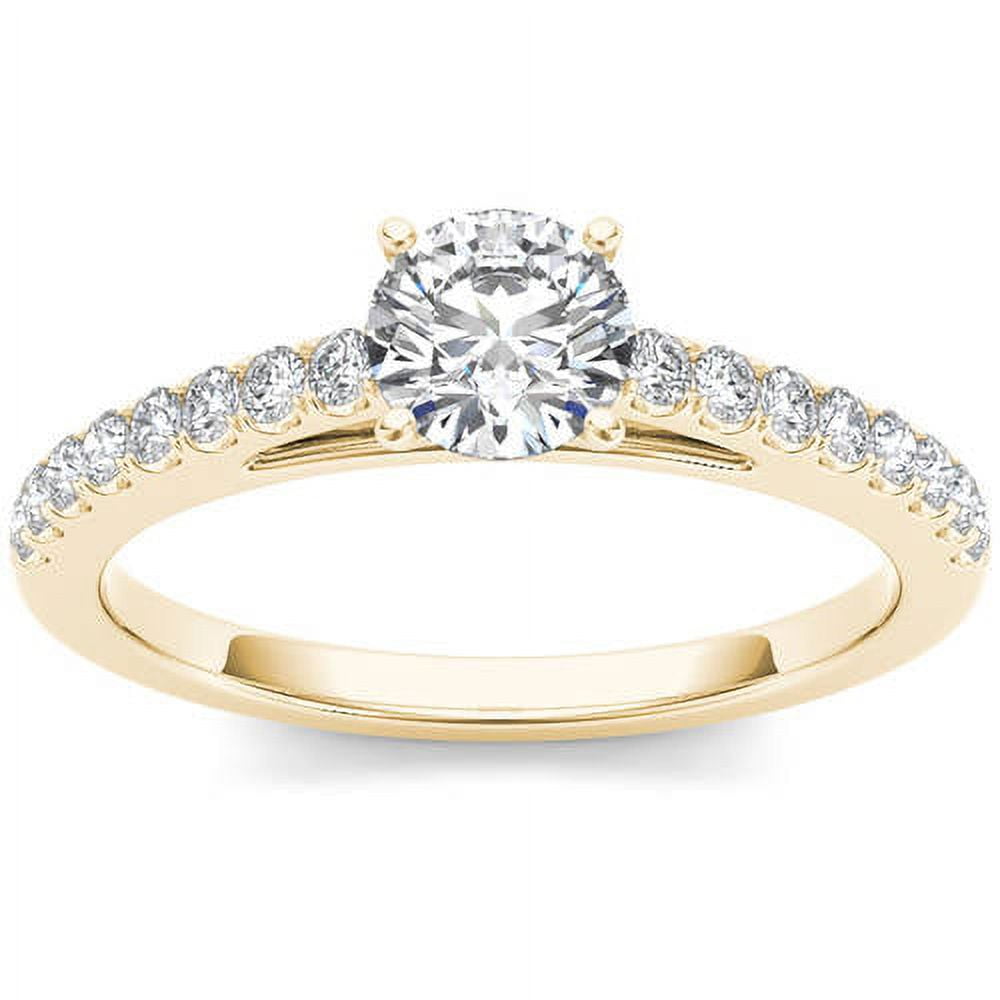 1 Carat T.W. Diamond Classic 14kt Yellow Gold Engagement Ring