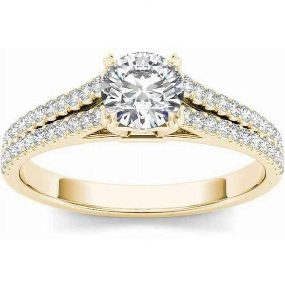 1 Carat T.W. Diamond Classic 14kt Yellow Gold Engagement Ring