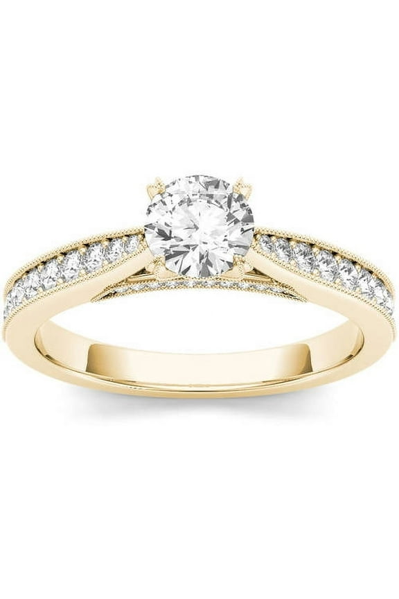 1 Carat T.W. Diamond Classic 14kt Yellow Gold Engagement Ring