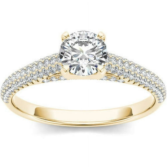 1 Carat T.W. Diamond Classic 14kt Yellow Gold Engagement Ring