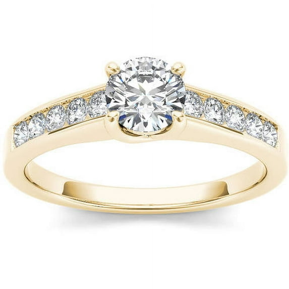 1 Carat T.W. Diamond Classic 14kt Yellow Gold Engagement Ring