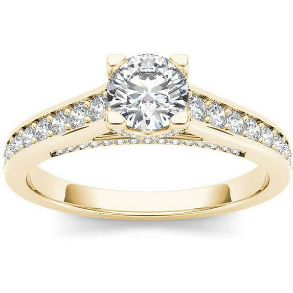 1 Carat T.W. Diamond Classic 14kt Yellow Gold Engagement Ring
