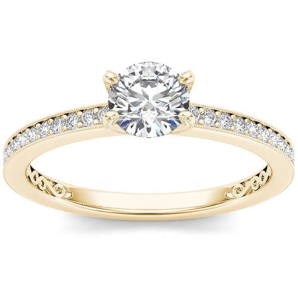 1 Carat T.W. Diamond Classic 14kt Yellow Gold Engagement Ring