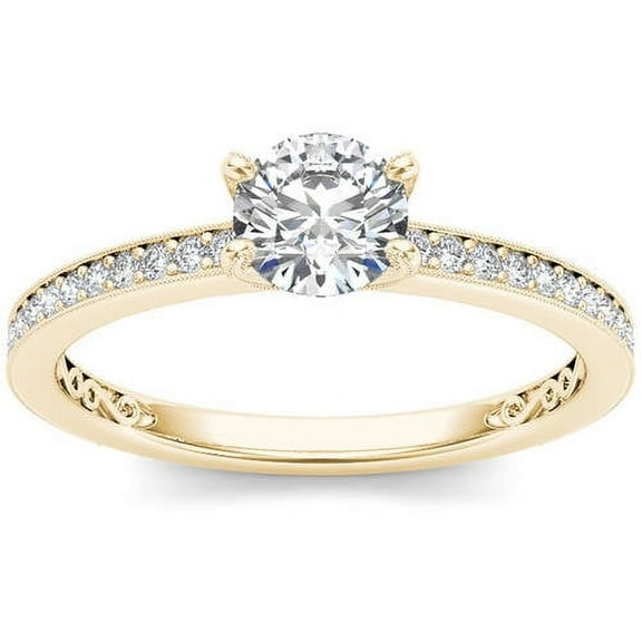 1 Carat T.W. Diamond Classic 14kt Yellow Gold Engagement Ring