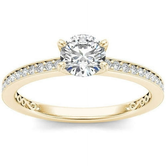 1 Carat T.W. Diamond Classic 14kt Yellow Gold Engagement Ring