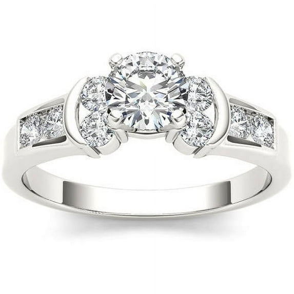 1 Carat T.W. Diamond Classic Engagement Ring in 14kt White Gold