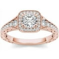 thumbnail image 1 of 1 Carat T.W. Diamond Single Halo Vintage Engagement Ring in 14kt Rose Gold, 1 of 1