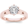 thumbnail image 1 of 1 Carat T.W. Diamond Six-Prong Solitaire 14kt Rose Gold Engagement Ring, 1 of 1