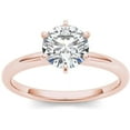 thumbnail image 1 of 1 Carat T.W. Diamond Six-Prong Solitaire 14kt Rose Gold Engagement Ring, 1 of 4