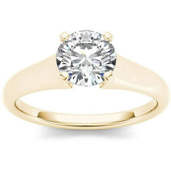 1 Carat T.W. Diamond Six-Prong Solitaire 14kt Yellow Gold Engagement Ring