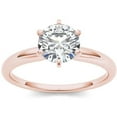 thumbnail image 1 of 1 Carat T.W. Diamond Solitaire 14kt Rose Gold Engagement Ring, 1 of 1