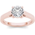 thumbnail image 1 of 1 Carat T.W. Diamond Solitaire 14kt Rose Gold Engagement Ring, 1 of 1