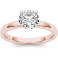 thumbnail image 1 of 1 Carat T.W. Diamond Solitaire 14kt Rose Gold Engagement Ring, 1 of 1