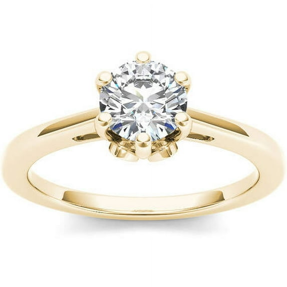 1 Carat T.W. Diamond Solitaire 14kt Yellow Gold Engagement Ring