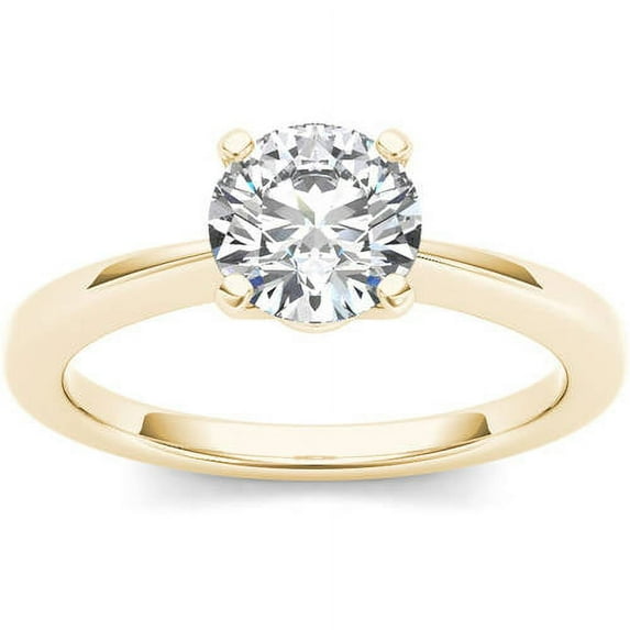 1 Carat T.W. Diamond Solitaire 14kt Yellow Gold Engagement Ring