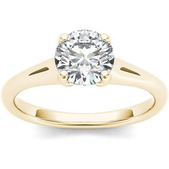 1 Carat T.W. Diamond Solitaire 14kt Yellow Gold Engagement Ring