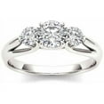 thumbnail image 1 of 1 Carat T.W. Diamond Three-Stone 14kt White Gold Engagement Ring, 1 of 1
