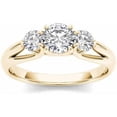 thumbnail image 1 of 1 Carat T.W. Diamond Three-Stone 14kt Yellow Gold Engagement Ring, 1 of 1