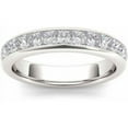 thumbnail image 1 of 1 Carat T.W. Princess-Cut Diamond 14kt White Gold Wedding Band, 1 of 1