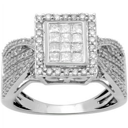 Princess cut engagement rings walmart clearance
