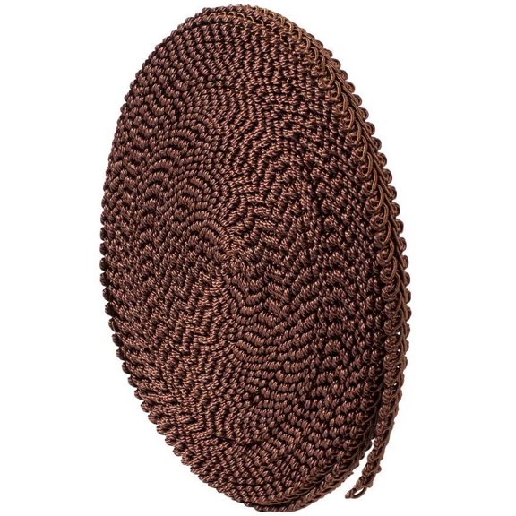 1 Card Polyester Ribbon Sienna 13~14x2mm 14m/card
