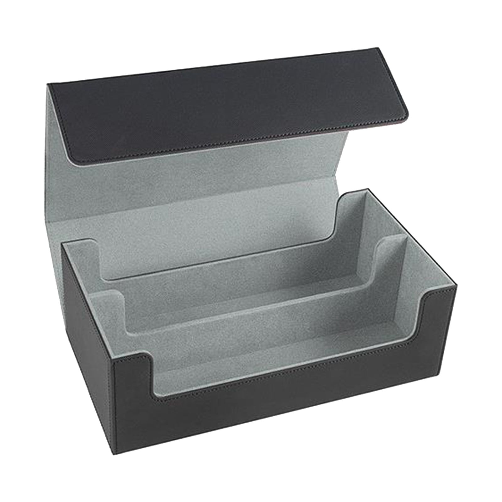 1 Card Storage Box Clearance! 1200 Capacity Pu Leather Storage Box with Strong Closurepremium Collector’S Case for Trading Game Cards