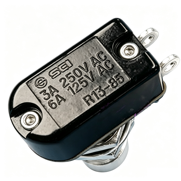 1 Carling R13-85 Electric Guitar Foot Soft Touch Push Button Switch