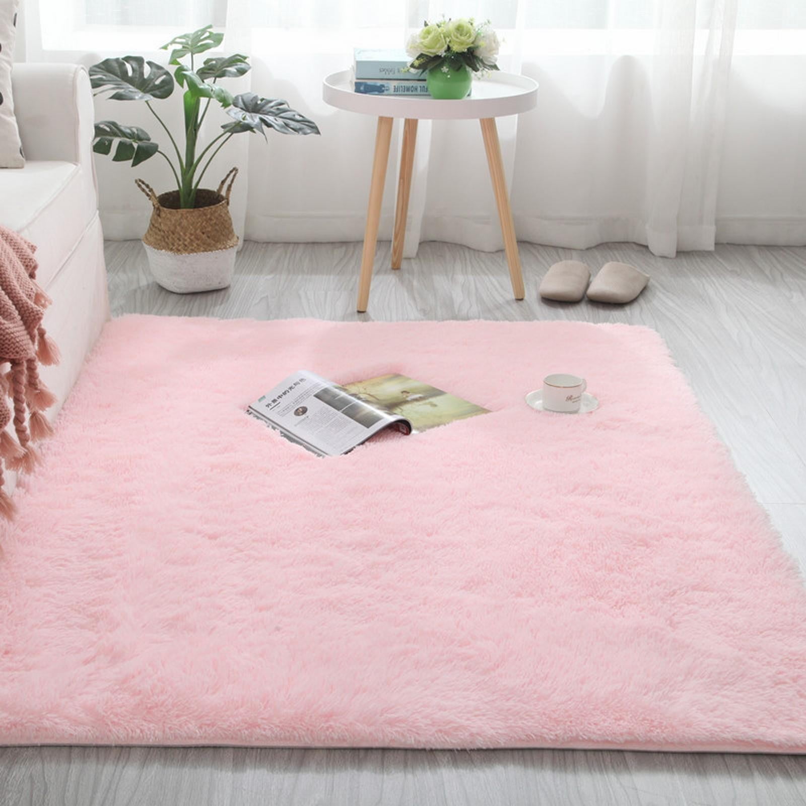 1*Carpet Modern Soft Small Shaggy Rug for Bedroom Livingroom Dorm Kids ...
