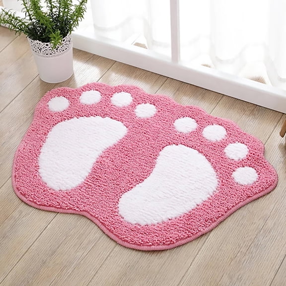 1*Carpet Non Slip Floor Mat in Bathroom Absorbent Non Slip Floor Mat in Bathroom Door Mat Carpet