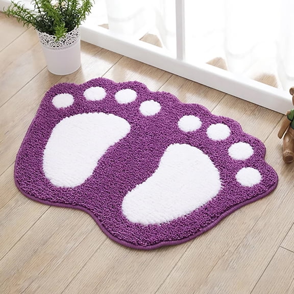 1*Carpet Non Slip Floor Mat in Bathroom Absorbent Non Slip Floor Mat in Bathroom Door Mat Carpet