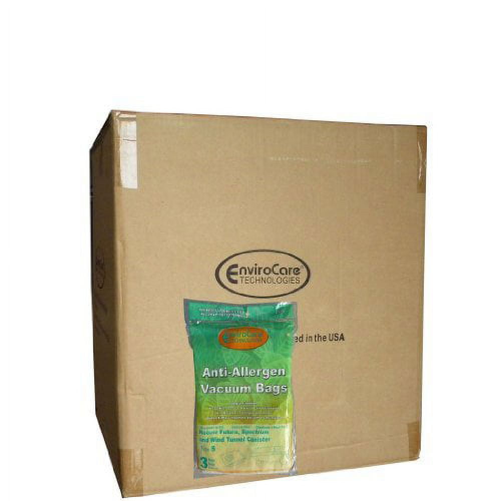 1 Case (50 pkgs) Compatible with Hoover Style S HEPA PowerMax Turbo Tank Vacuum Cleaner Bags