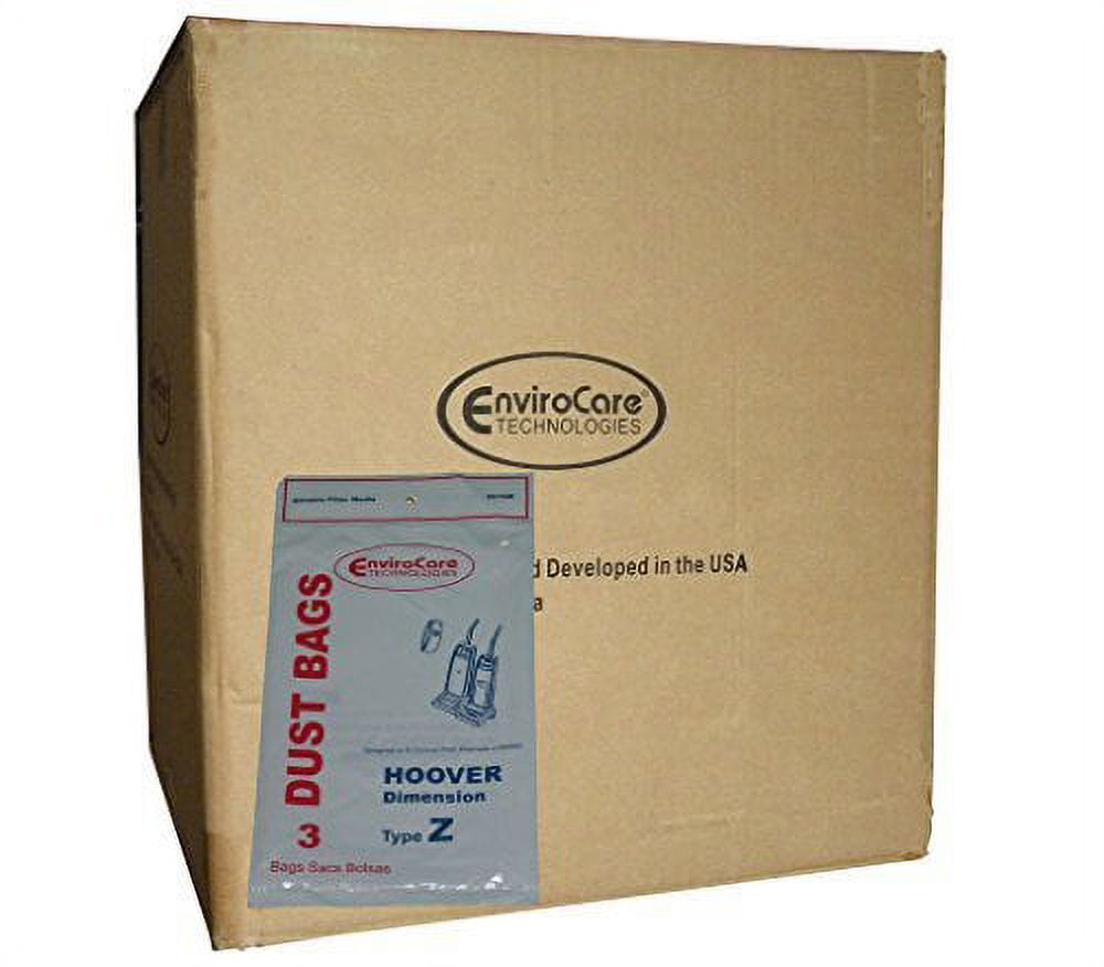 1 Case (50 pkgs) Compatible with Hoover Type Z Single Ply Vacuum Cleaner Bags, Power Drive, Auto