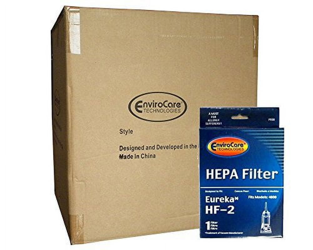1 Case (60 pkgs) Eureka HF2 HEPA Pleated Vacuum Filters Ultra Smart