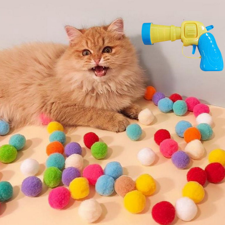 Cat new arrivals ball launcher