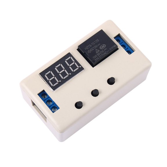 1 Channel Delay Control Board with LED Digital Display Screw Wiring Ends for Timed Equipment Control Use Tasks