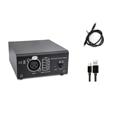 48V Phantom Power Preamp Adapter For Shure Microphones - 1-Channel MICWL Preamp