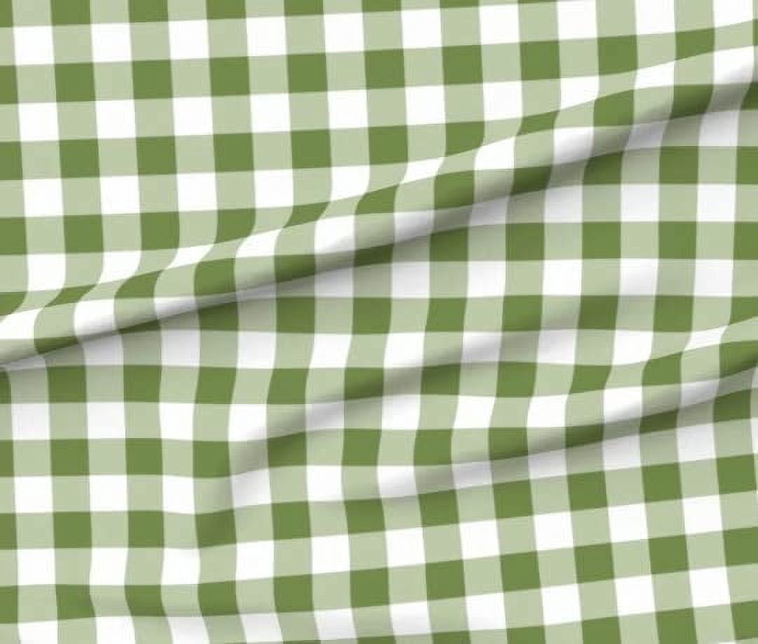 1" Checkered Gingham PolyPoplin Fabric by The Yard - 60 Inch Wide for Sewing, Quilting, Tablecloths, Curtains, Apparel, Crafting, DIY Projects