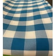 thumbnail image 1 of 1" Checkered Gingham PolyPoplin Fabric by The Yard - 60 Inch Wide for Sewing, Quilting, Tablecloths, Curtains, Apparel, Crafting, DIY Projects, 1 of 1